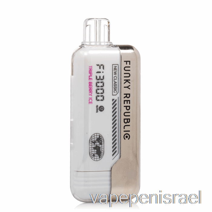 חד פעמי Vape Israel Funky Republic Fi3000 חד פעמי טריפל ברי קרח